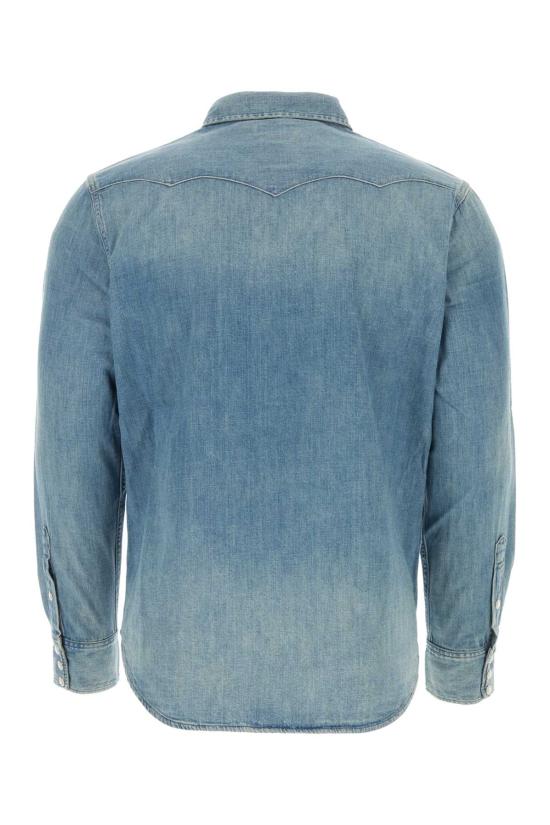 25FW 폴로 랄프로렌 웨스턴 레귤러핏 데님 셔츠 710703936 001 Blue - POLO RALPH LAUREN