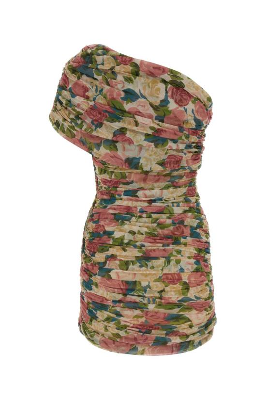  생로랑 숏 원피스 781340Y5I71 8290 Floral - SAINT LAURENT