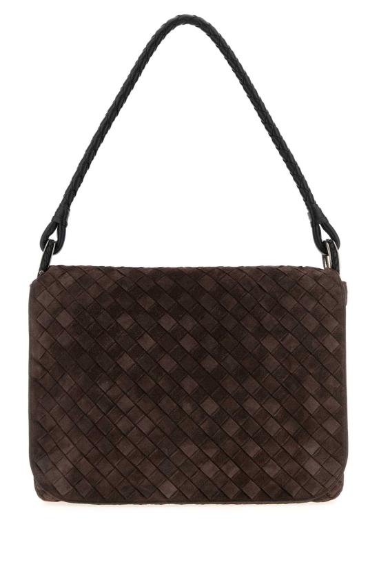 25FW 보테가베네타 스웨이드 숄더백  795074V1QE5 2610 Brown