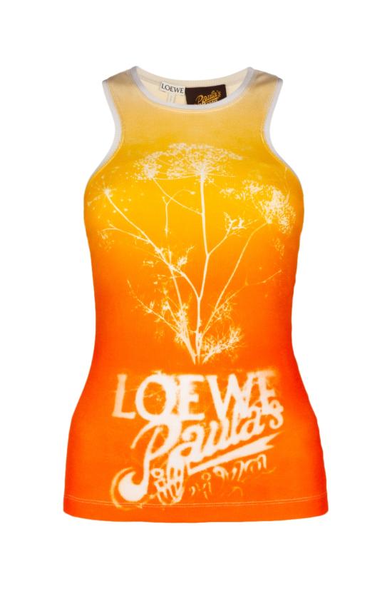  로에베 반팔 티셔츠 S616Y23J11 YELLOWORANGE