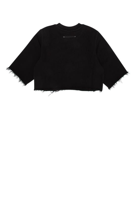  [키즈] MM6 메종마르지엘라 니트/스웻셔츠 M60549MM02C M6900 BLACK - MM6 MAISON MARGIELA