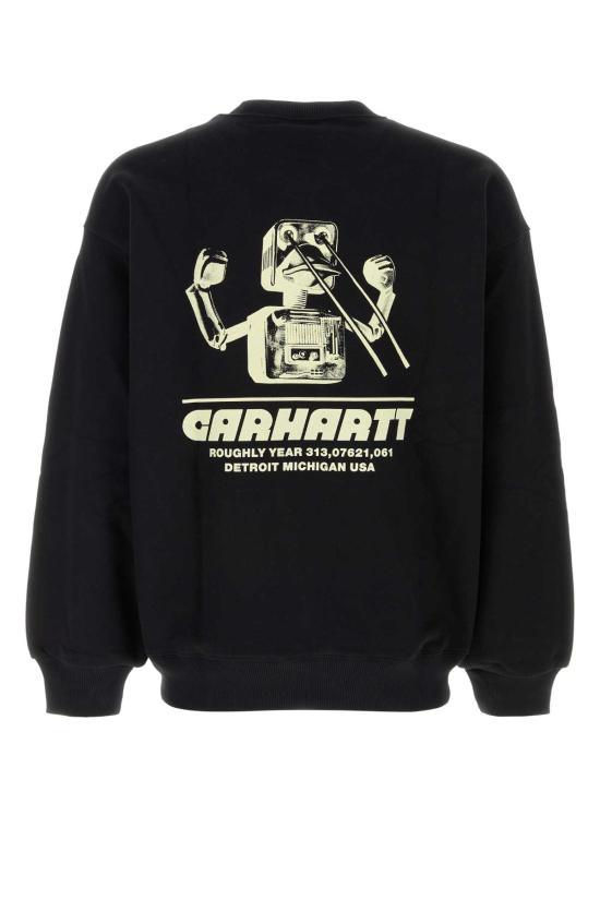 25FW 칼하트 WIP 후드 티셔츠 I035644 89XX Black - CARHARTT WIP