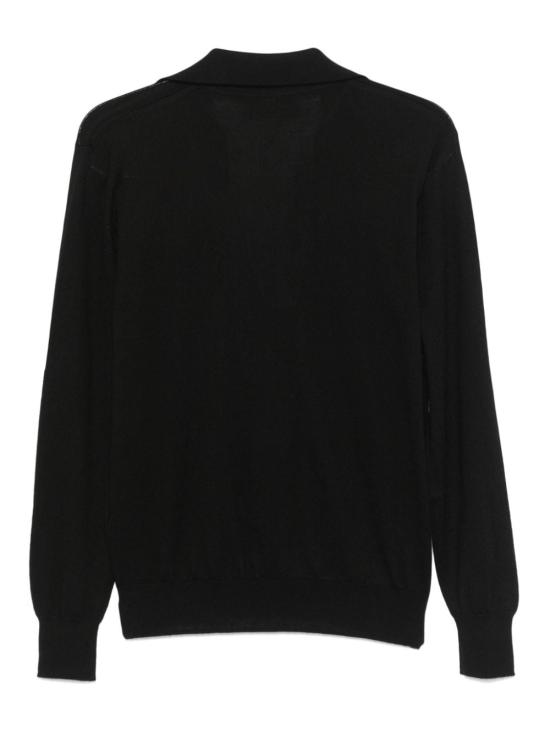 24FW 와일드 케쉬미어 폴로 티셔츠 CAMERON 999 Black - WILD CASHMERE