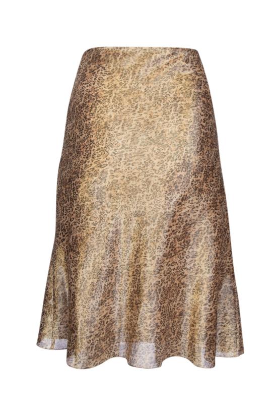  셀린느 스커트 2J580965W 19AL L OPARDARGENT - CELINE