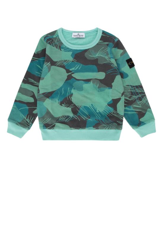  [키즈] 스톤 아일랜드 트레이닝 상의 801663320 V0056 EMERALD