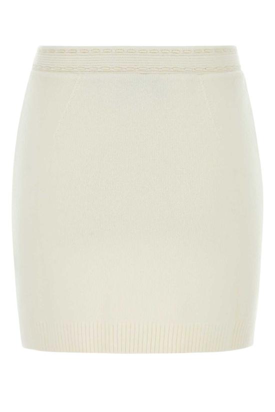 24FW 펜디 숏 스커트 FZQ758ASJJ F08QQ White - FENDI