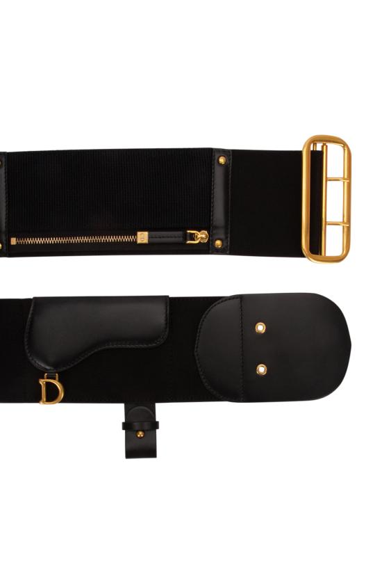  디올 와이드 벨트 B0348CCIF 900 Black - DIOR