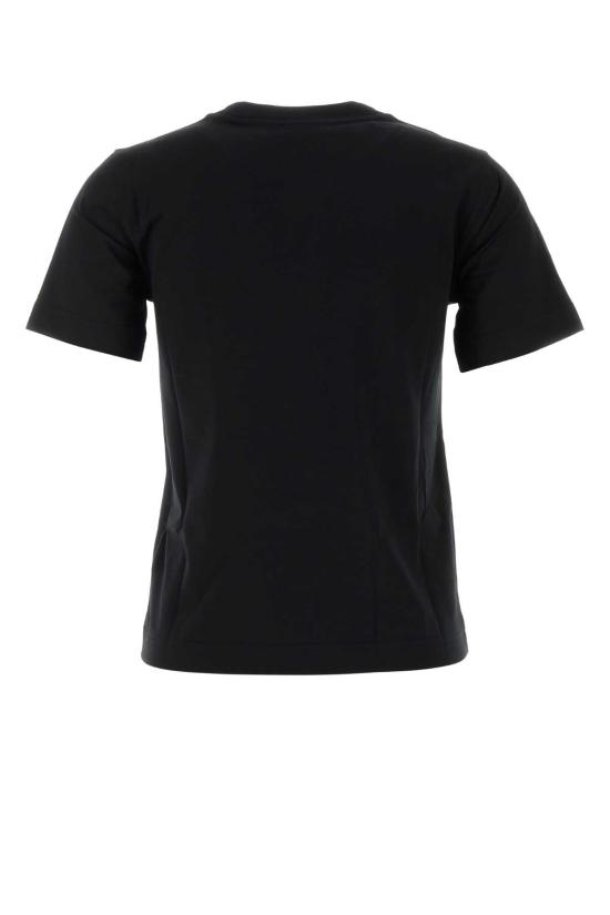 25FW 버버리 EKD 코튼 티셔츠 8115147 A1189 Black - BURBERRY