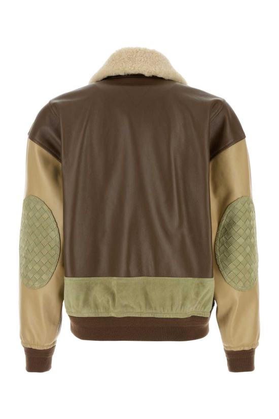 25FW 보테가베네타 가죽 자켓 833908V5BX0 2631 Multicoloured - BOTTEGA VENETA