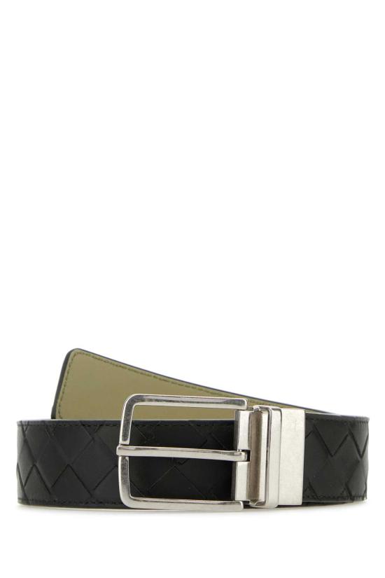 25FW 보테가베네타 인트레치아토 리버시블 벨트 652944VCPQ1 3172 Green