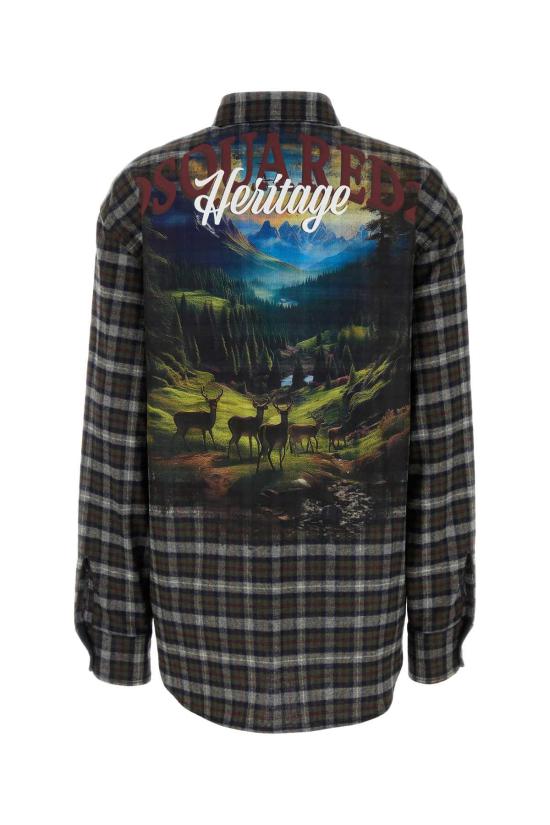 25FW 디스퀘어드2 셔츠 S75DL0914D35267 001F Checked - DSQUARED2