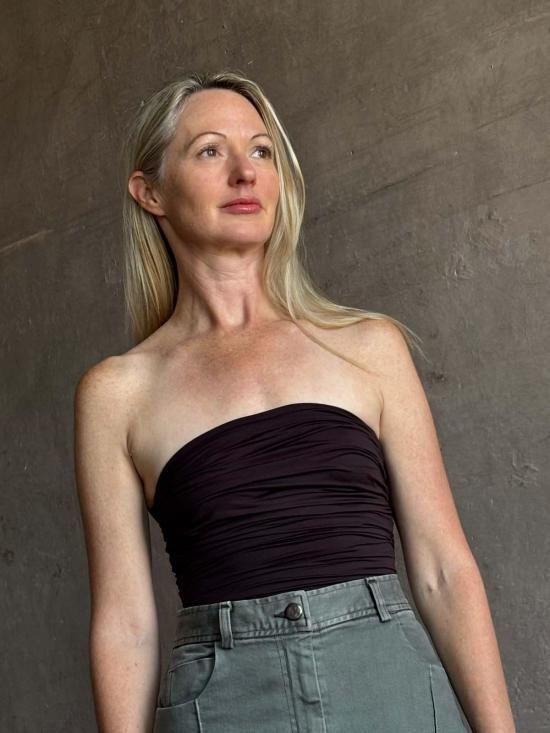  에이골디 바디수트 티셔츠 아골드 귀네스 바디수트 - AGOLDE