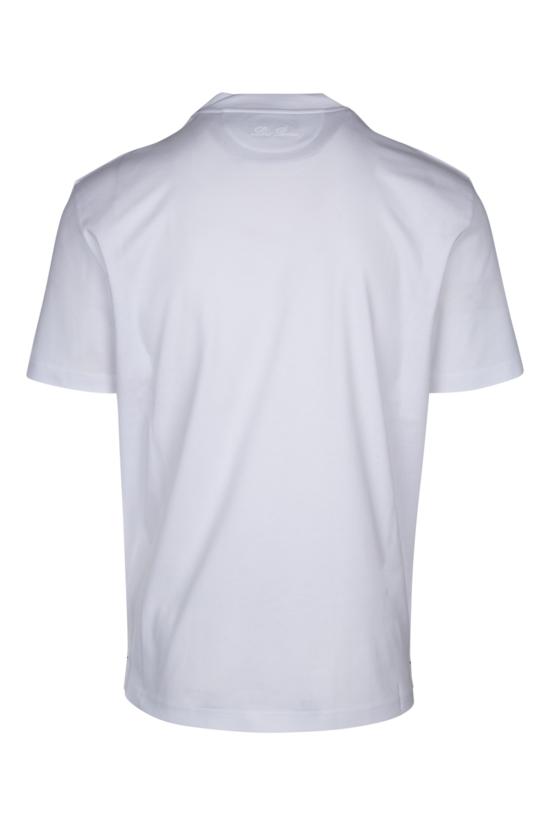 26SS 로로피아나 반팔 티셔츠 FAM8924 1005 White - LORO PIANA