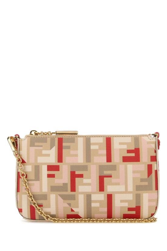 25SS 펜디 FF 패브릭 체인 바게트 파우치 8BS073AV1Y F1SY7 LAVA MLC OS