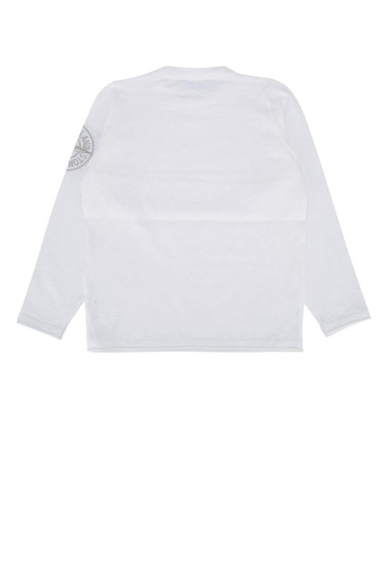 25SS [키즈] 스톤 아일랜드 캐시미어 니트 5100012B0 V0001 WHITE - STONE ISLAND
