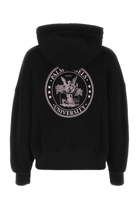  팜앤젤스 후드 티셔츠 PWBB023S23FLE003 1033 Black - PALM ANGELS