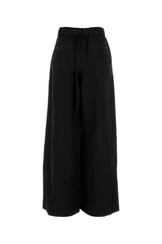  사카이 스트레이트 팬츠 2407415 001 Stripped - SACAI