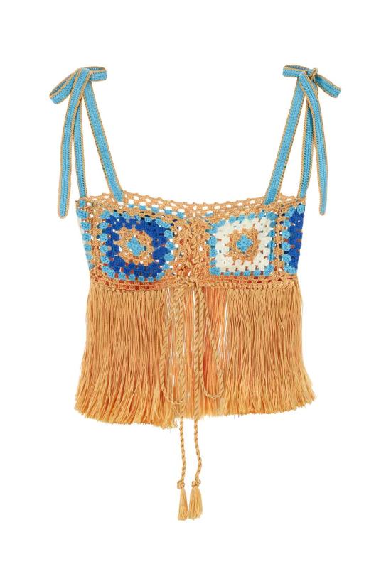  마이 비치 사이드 가디건 SS23CT13 BLU Multicoloured - MY BEACHY SIDE