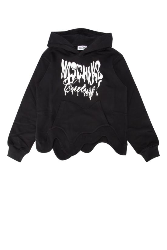  [키즈] 모스키노 트레이닝 상의 HDF05MLCA58 60100 NEROBLACK