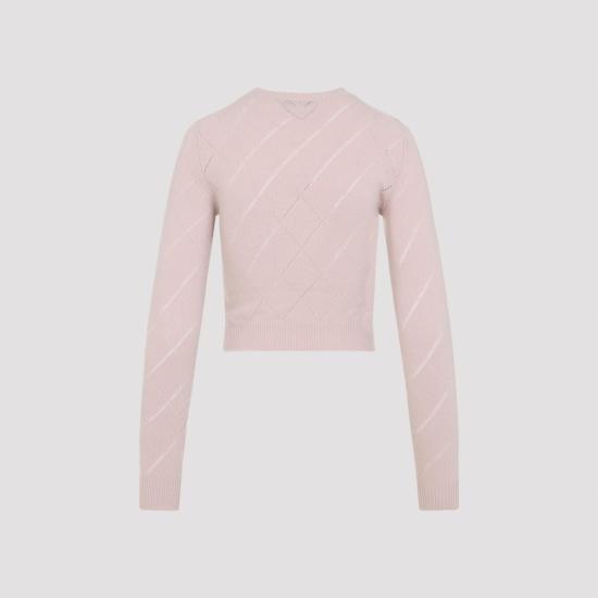 25FW 프라다 스웨터 P24S2SSOOO 171R F0028 ROSA PINK PURPLE - PRADA
