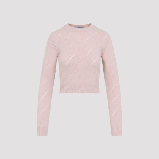 25FW 프라다 스웨터 P24S2SSOOO 171R F0028 ROSA PINK PURPLE - PRADA