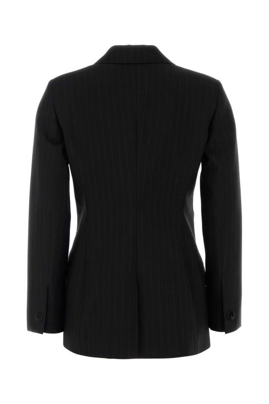 25FW 구찌 핀스트라이프 더블브레스트 울 블레이저 832457Z7ASO 1152 Stripped - GUCCI