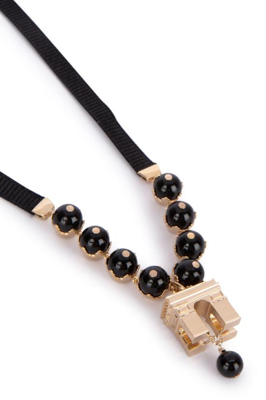  디올 목걸이/팬던트 N2363WOMRS 307 GOLDBLACK - DIOR