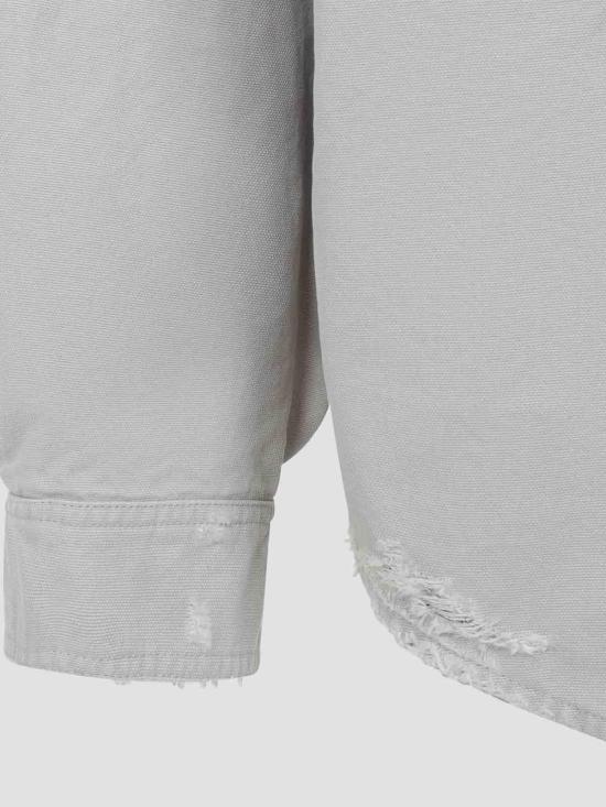  발렌시아가 긴팔 셔츠 839085TRP151400 Light Grey - BALENCIAGA