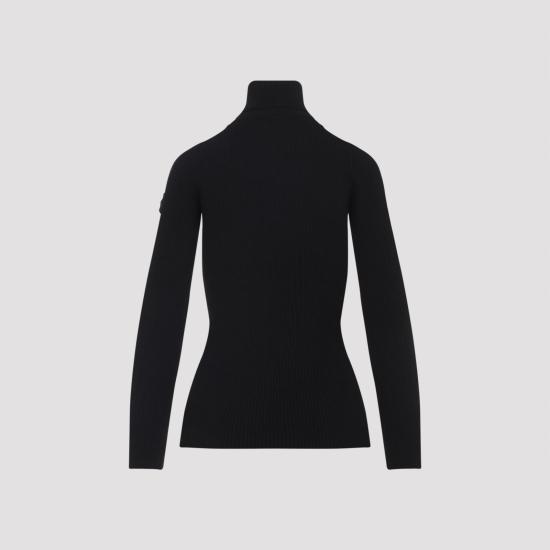 25FW 이브살로몬 터틀넥 25WKH50161MA6W C99 NOIR BLACK - YVES SALOMON