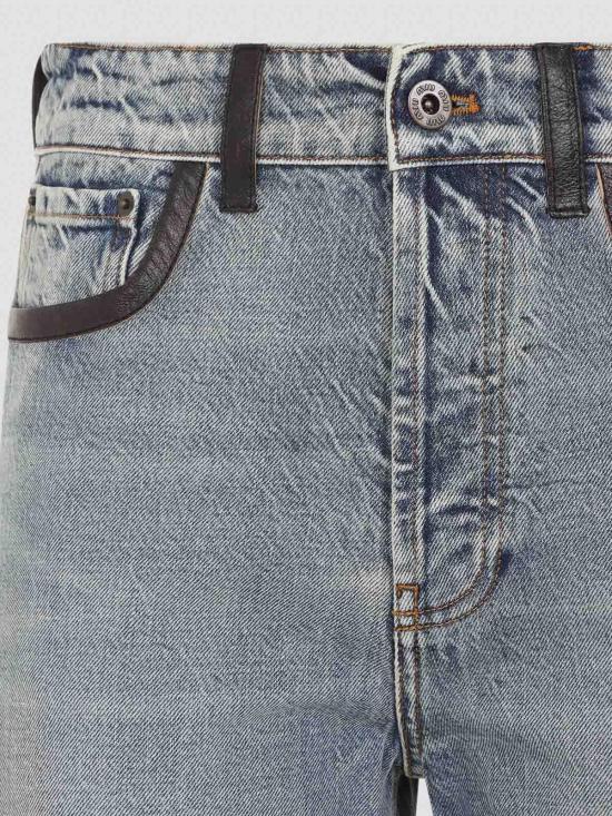 26SS 미우미우 스트레이트 팬츠 GWP580SOOO175SF0076 Light Blue - MIU MIU