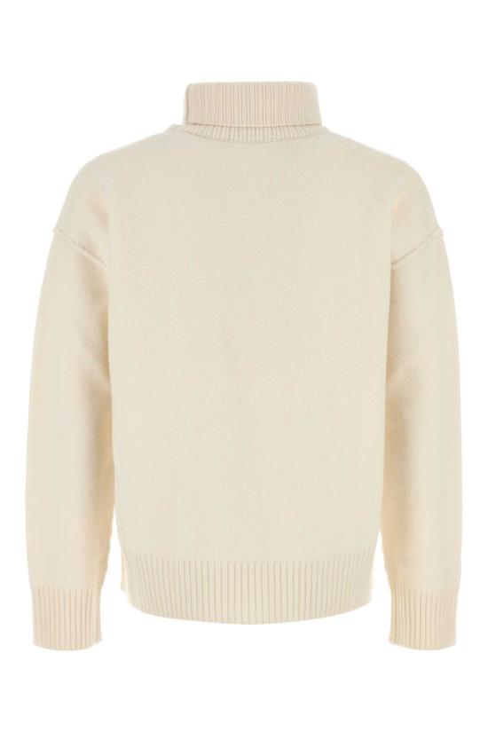 26FW 아미 ADC 터틀넥 스웨터 UKS839018 151 White - AMI
