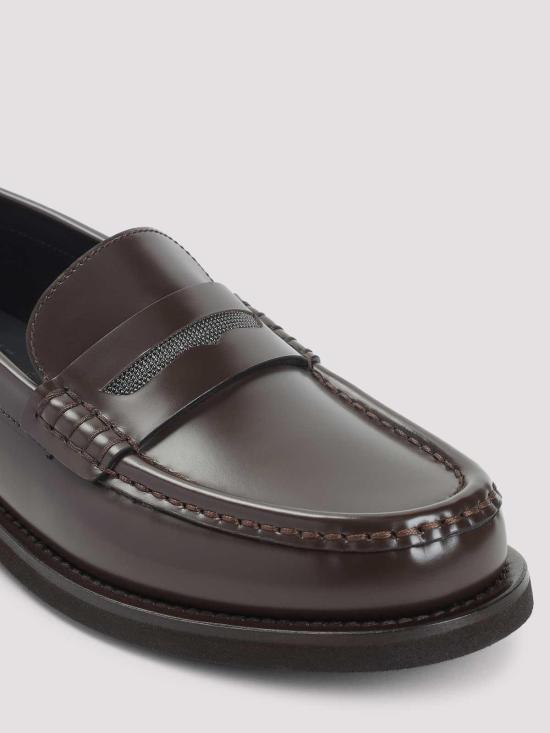  브루넬로 쿠치넬리 로퍼 MZVNG3011C8279 Brown - BRUNELLO CUCINELLI