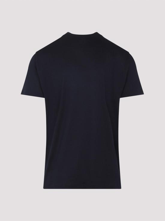 25FW 조르지오 아르마니 반팔 티셔츠 3KSM77SJZHZUB100 Blue - GIORGIO ARMANI