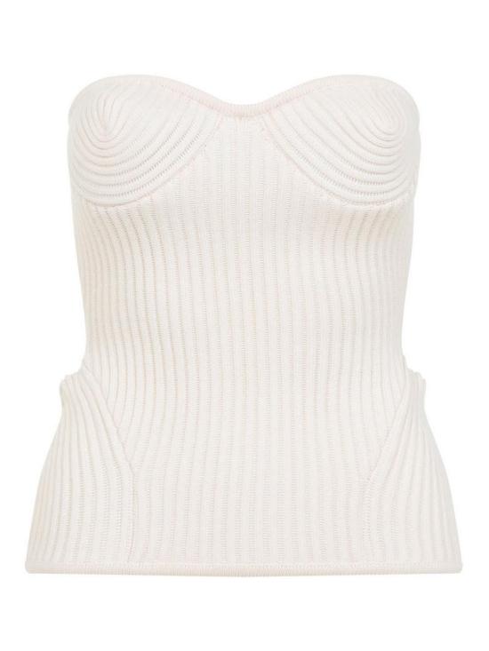 25FW 장 폴 고티에 민소매 티셔츠 2503WPO010K0010101 White