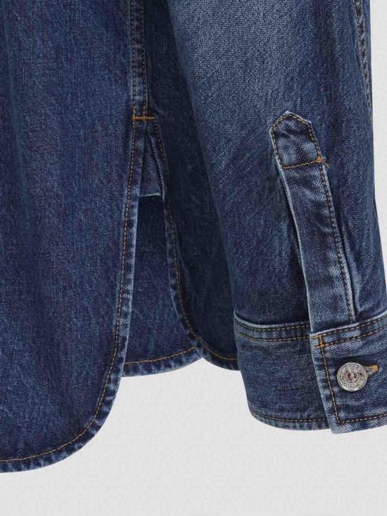  지방시 데님 셔츠 BM615W516L401 Dark Blue - GIVENCHY