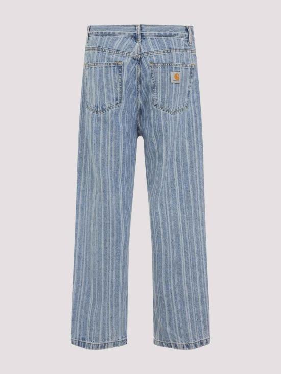 25FW 칼하트 스트레이트 팬츠 I03556232H12RYLAN Blue - CARHARTT