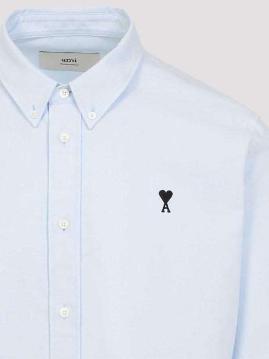  아미 셔츠 HSH763CO0031450 Blue - AMI
