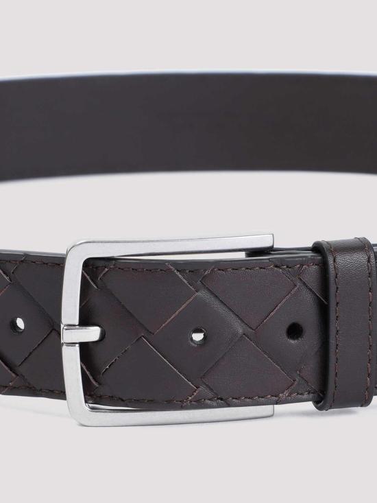 25FW 보테가베네타 인트레치아토 레더 벨트 609182VCPQ32145 - BOTTEGA VENETA