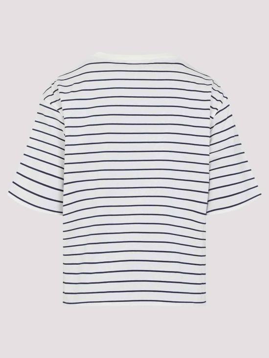  미우미우 반팔 티셔츠 MJN569SOOO17UYF04QA White - MIU MIU