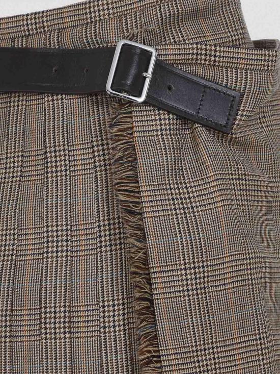 25FW 피비 파일로 미디 스커트 CJ011WO0003802TO Brown - PHOEBE PHILO