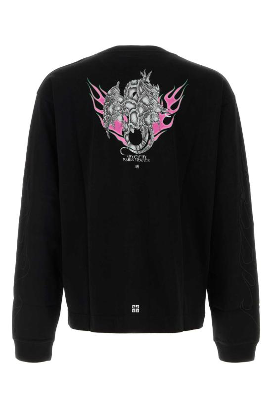 25SS 지방시 반팔 티셔츠 BM71KP3YJY 001 Black - GIVENCHY