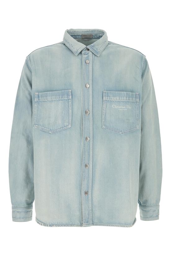 25FW 디올 긴팔 셔츠 593D596A3025 580 Blue