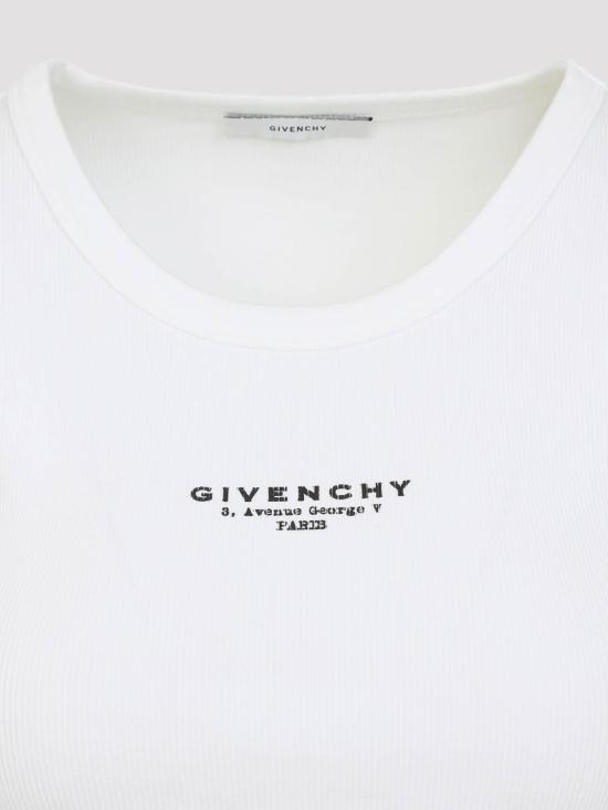 25FW 지방시 민소매 티셔츠 BW70FPP75N100 White - GIVENCHY