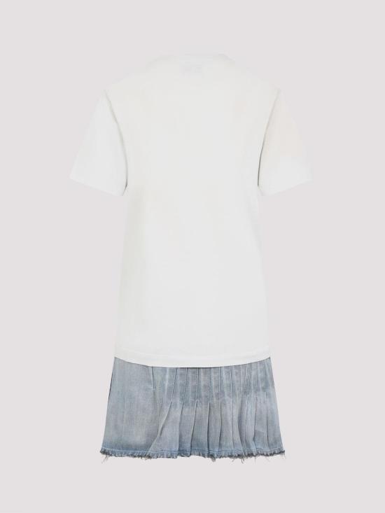  발렌시아가 숏 원피스 838726TSWB94200 Light Blue - BALENCIAGA