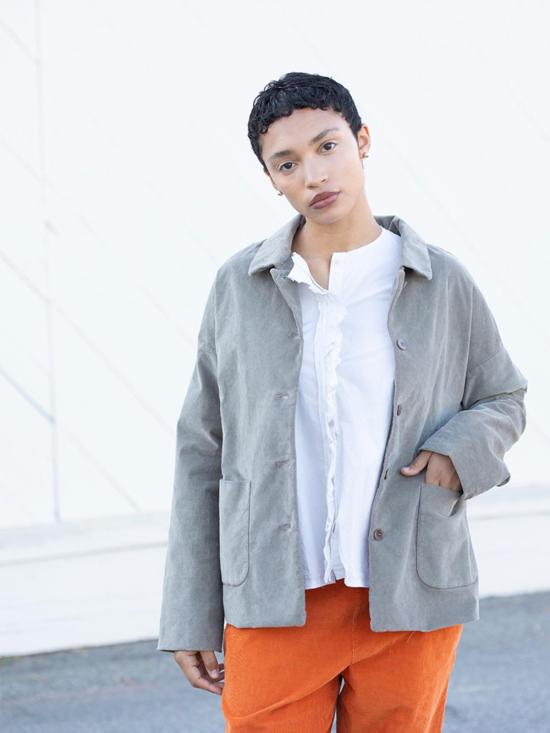  앨범 디 파밀리아 수트 자켓 앨범 Di Famiglia Marron Glace 루즈 셔츠 블레이저 - ALBUM DI FAMIGLIA