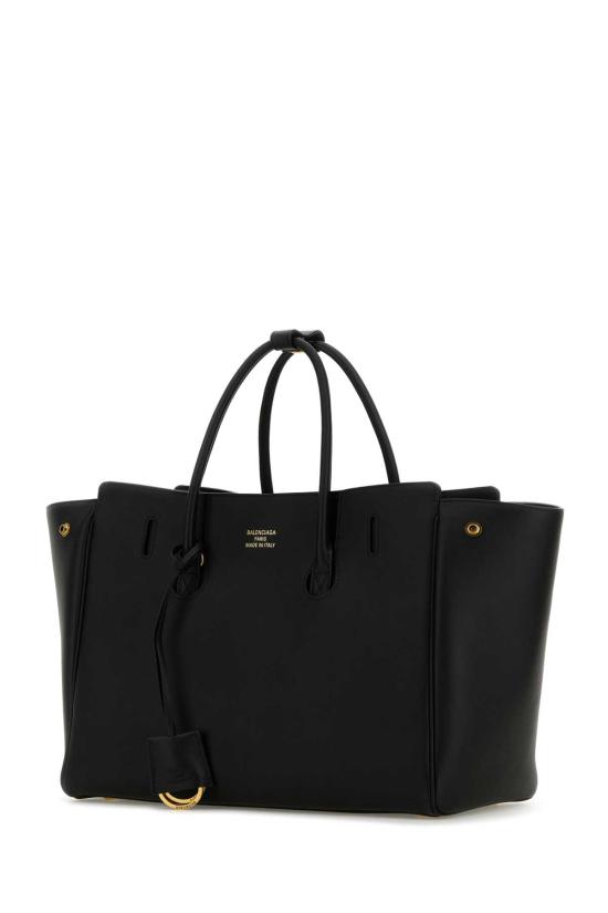25SS 발렌시아가 크로커다일 이펙트 탑 핸들 숄더 백 8133572ABAV 1000 Black - BALENCIAGA