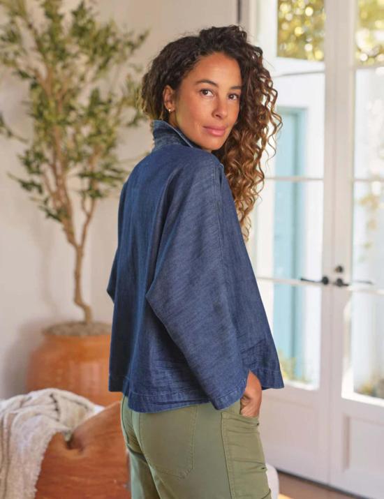  프랭크 앤 에일린 블라우스 Frank & Eileen Gabi 팝오버 셔츠 - FRANK & EILEEN