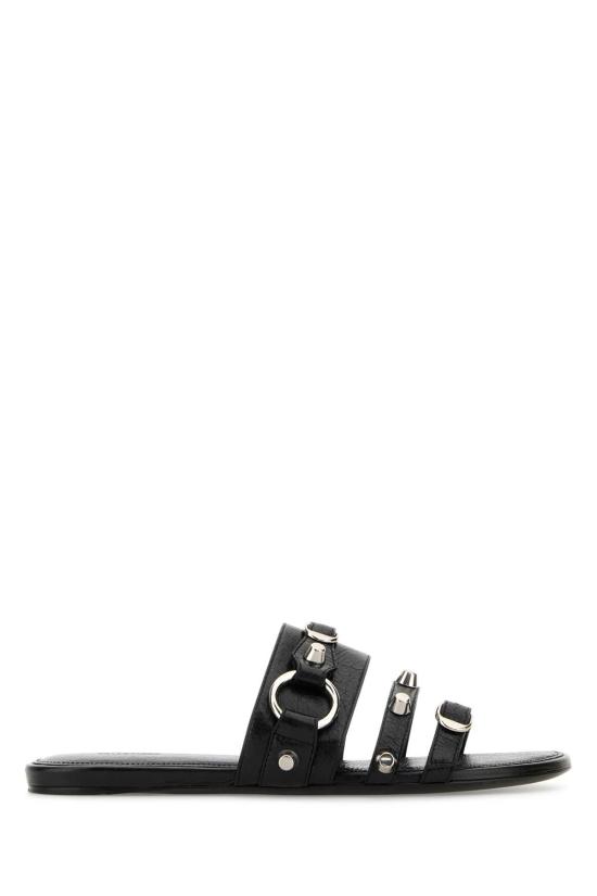 25SS 발렌시아가 시티 뮬 플랫 834692WAD4Y 1080 Black