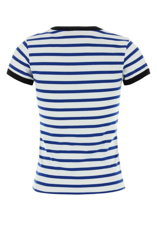 25SS 발렌티노 가라바니 반팔 티셔츠 6B3MG24P961 CR1 Stripped - VALENTINO GARAVANI