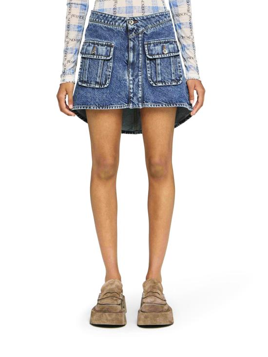 25SS JW앤더슨 숏 스커트 DK0026PG1619 172 MIDBLUE - JW ANDERSON